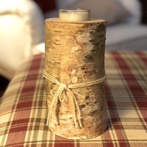Birch wood 7” Votive Candle